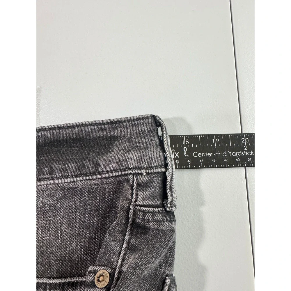 American Eagle Slim Jeans Mens 32x36 Black NEW Distressed Ne(x)t Level Flex 3002